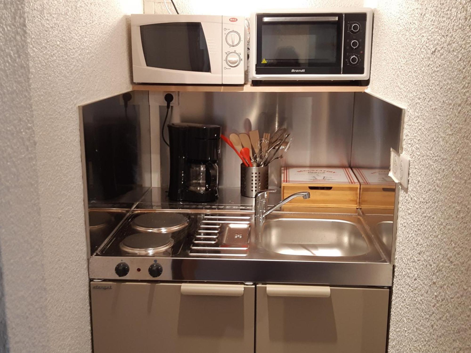 Studette Renovee Pour 2 Au Pied Des Pistes, Centre Les Deux Alpes - Fr-1-516-134 Appartement Buitenkant foto